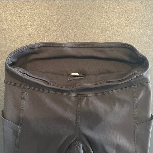 Lululemon Invigorate Crop 22” Leggings, Everlux Black, Women’s Size 2 - Picture 3 of 8